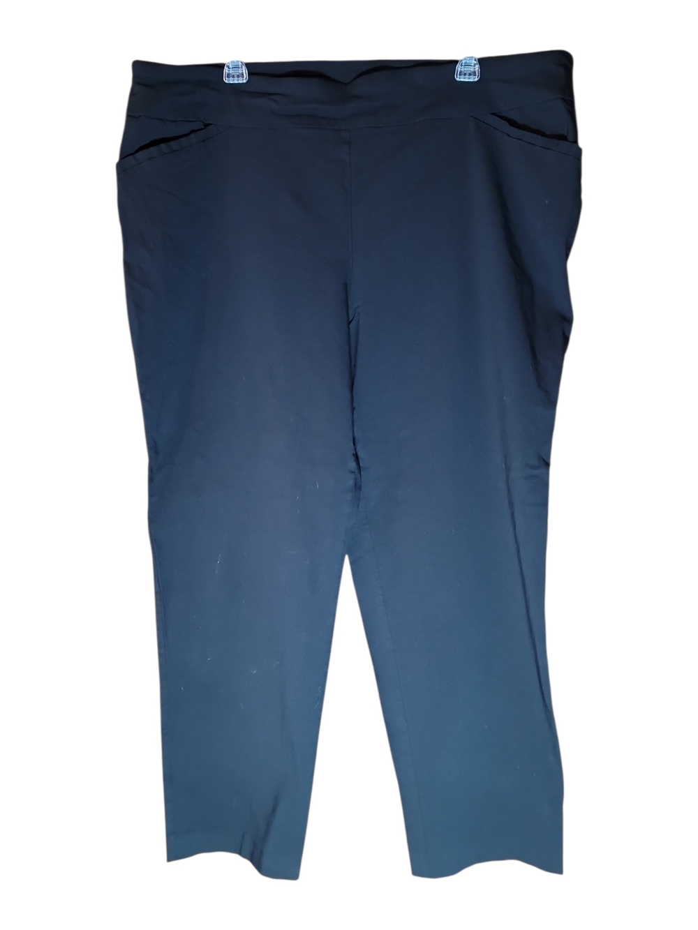 Terra & Sky Black Pull-On Straight Leg Pants